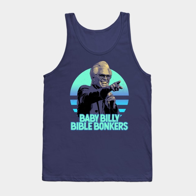 Sunset Baby Billy Bible Bonkers Tank Top by demarsi anarsak